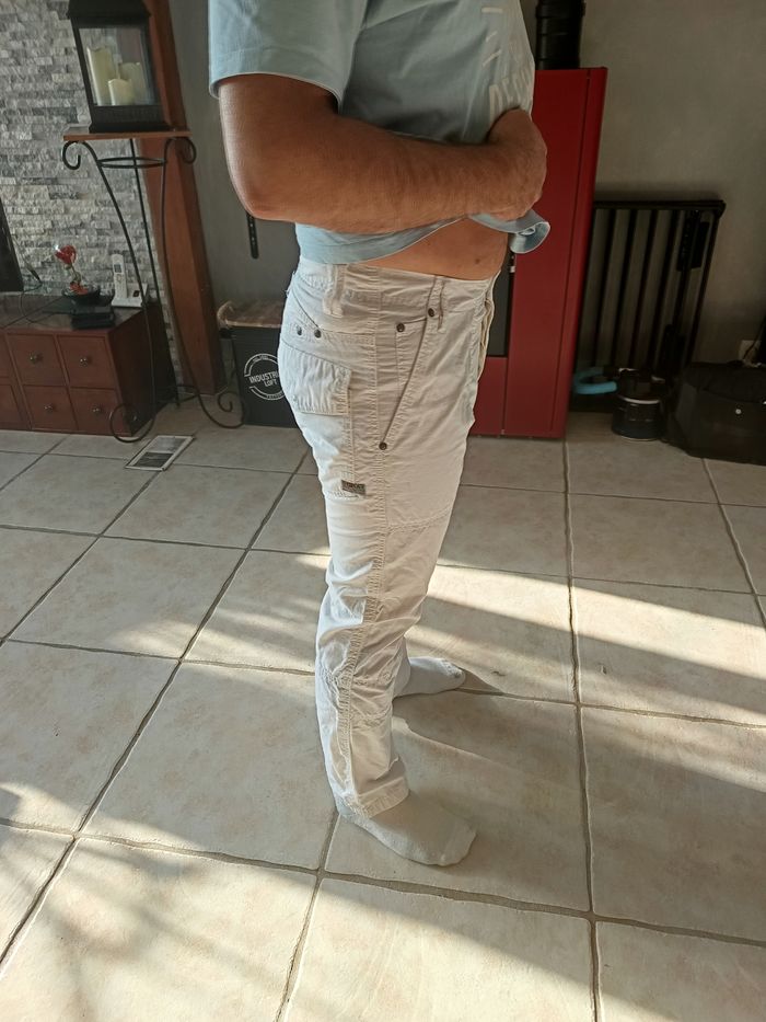 Pantalon blanc Celio Taille 42 - photo numéro 10