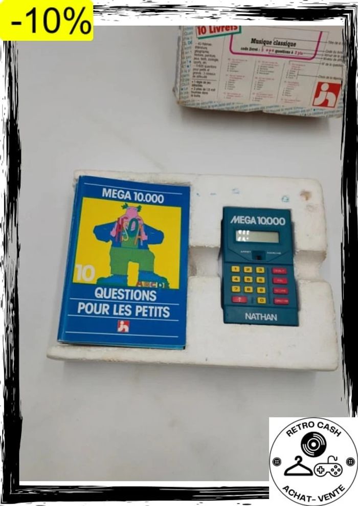 Super Mega 10000 Ancien Jeu Électronique 1987,  Nathan  Fonctionnel - photo numéro 7