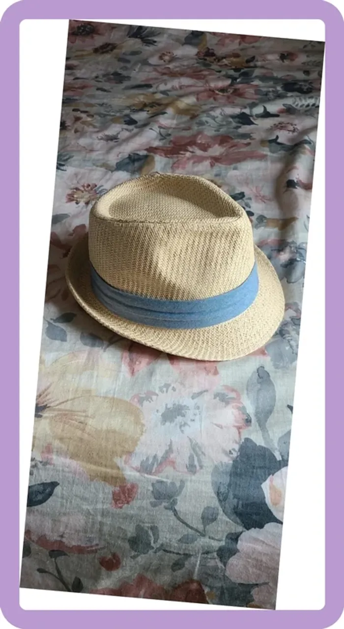 Chapeau borsolino taille 53/54, neuf