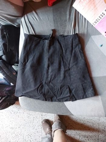 Jupe à petits carreaux