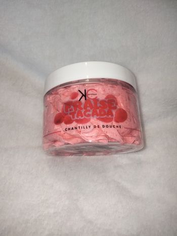 Chantilly de douche/savon fouetté Fraise Tagada
