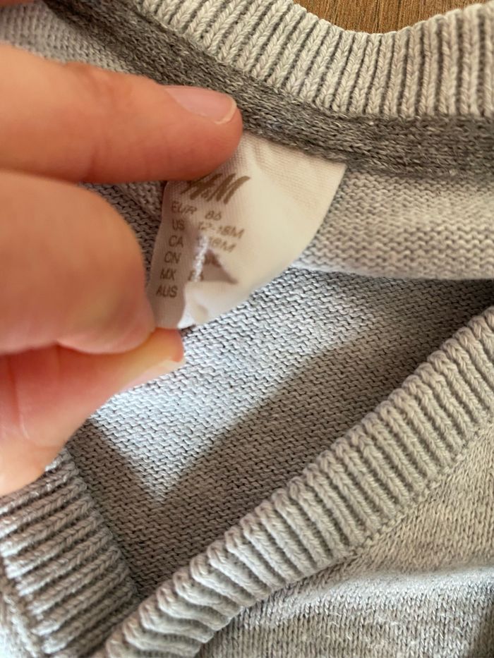 Lot gilets bleu et gris - photo numéro 3