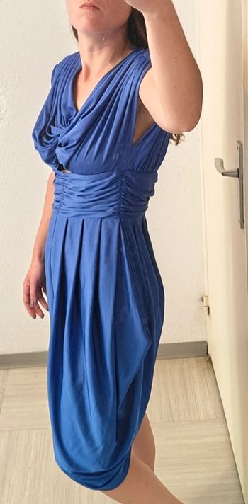 Robe bleu électrique
