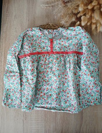 Blouse fleurie Vertbaudet