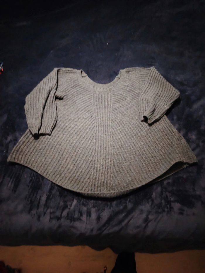 Pull femme bleu marine taille L made in Italy tbe - photo numéro 2