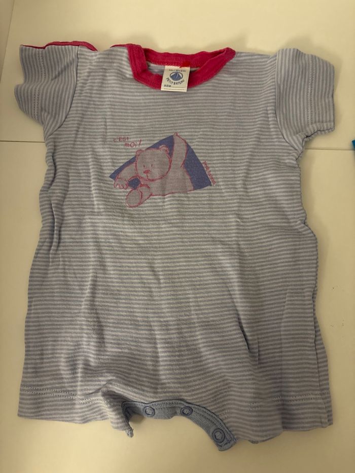 Teeshirt et barboteuse 1mois - photo numéro 2