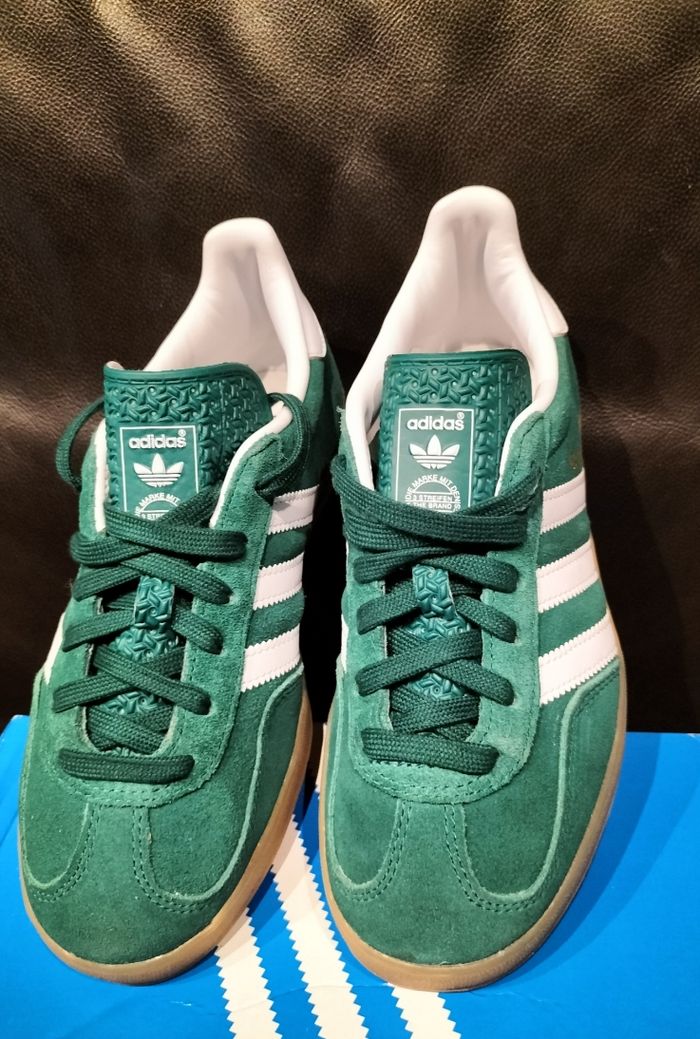 Baskets Adidas Gazelle couleur vert foncé/sapin - photo numéro 5