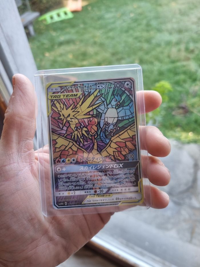 Carte Pokémon – Artikodin, Électhor & Sulfura GX – Tag Team – Full Art – Japonaise