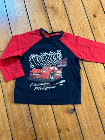 Haut de pyjama cars 18/24mois