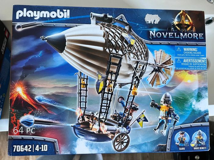 Playmobil 70642 novelmore aérostar de Dario. Neuf / boîte scellée