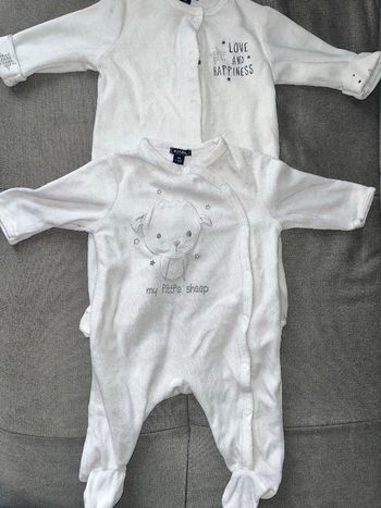 2 pyjamas mixte 3 mois