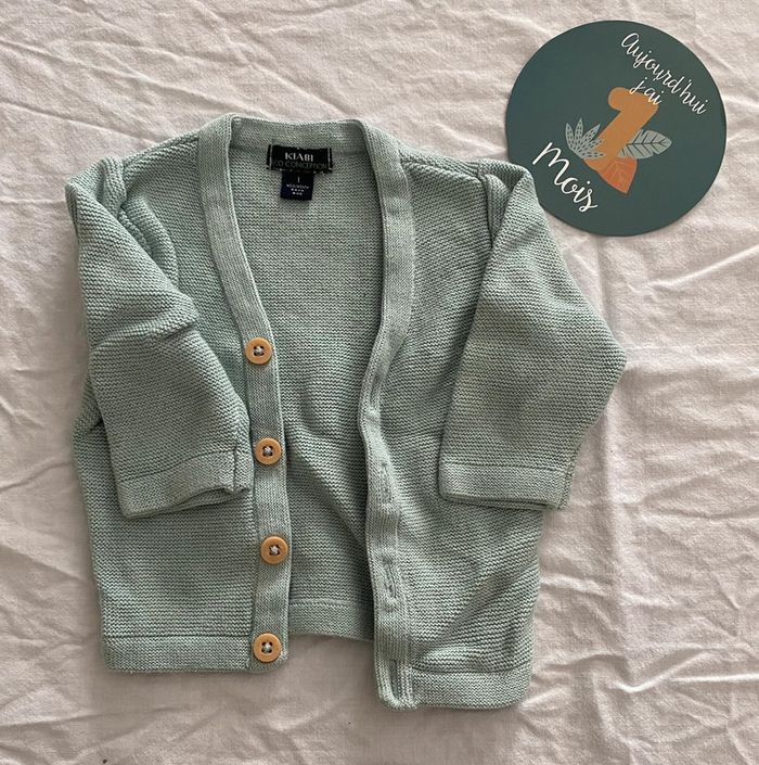 Gilet bébé 1 mois – KIABI – Édition Bio Collection