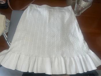 Jupe Blanche torsadé