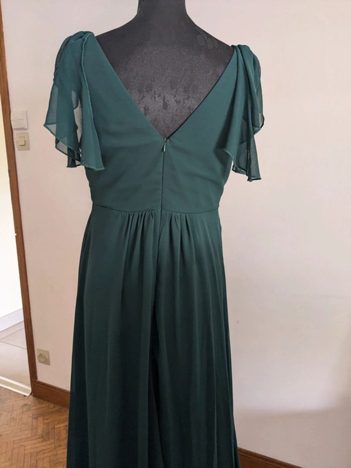 Robe longue vert sapin - photo numéro 2