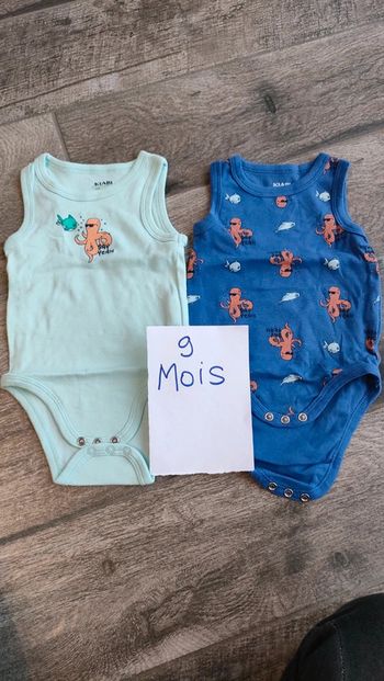 Lot de deux Bodies sans manches