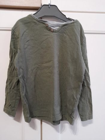 T shirt manche longue okaidi 5 ans