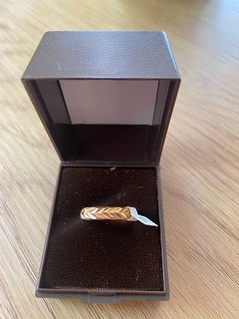 Bague plaquée or