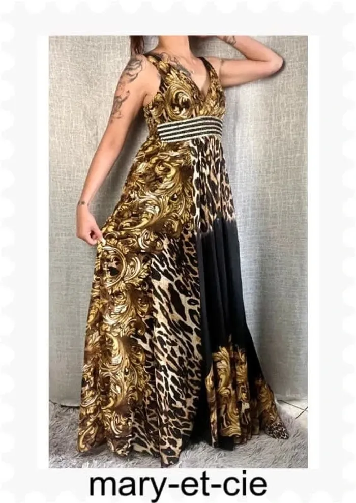 SOLDE - Robe longue taille S/M - Azaka - photo numéro 4