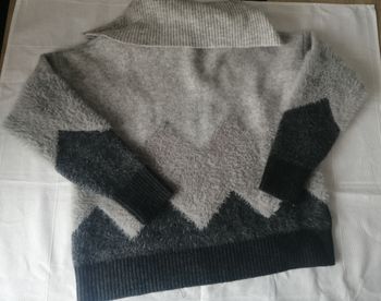 Pull col roulé femme