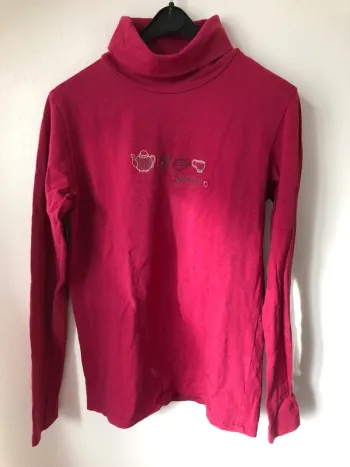 t-shirt manches longues col roulé