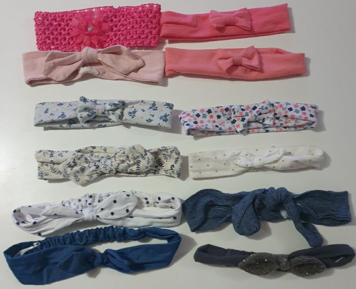 Lot de 12 bandeaux