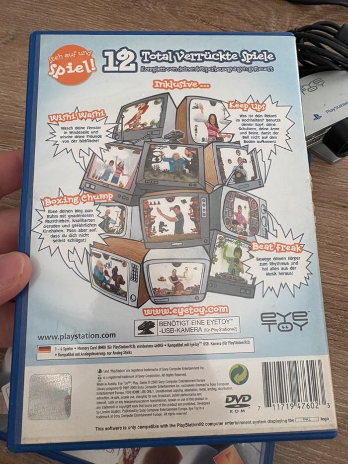 Lot eye toy + 2 jeux ps2 - photo numéro 4