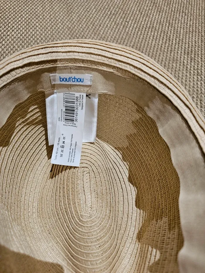 Chapeau Bout'chou Taille 49 cm-18 mois - photo numéro 2