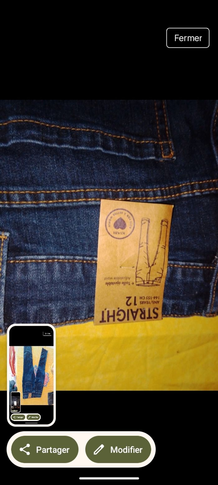 Jean straight kiabi - photo numéro 4