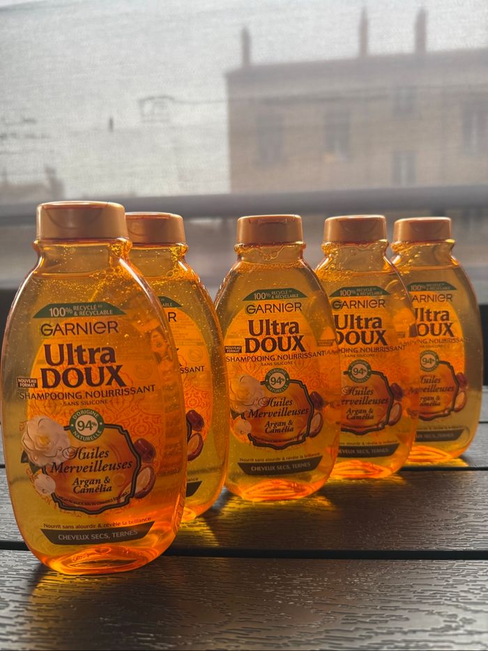 Lot de 5  shampoo garnier