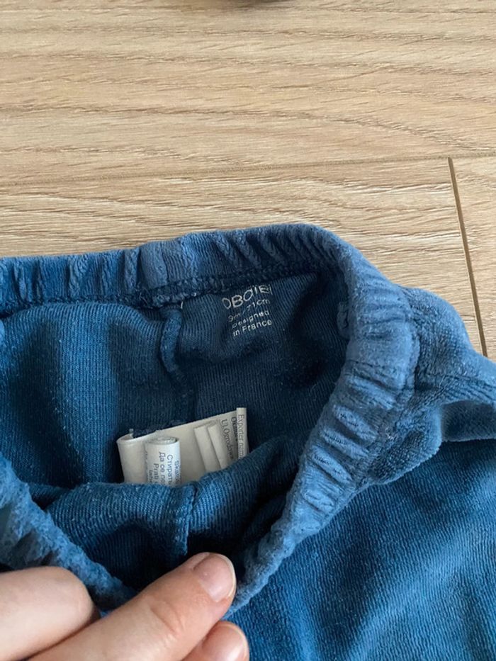 Lot de 2 bas de pyjamas obaibi 9 mois - photo numéro 2