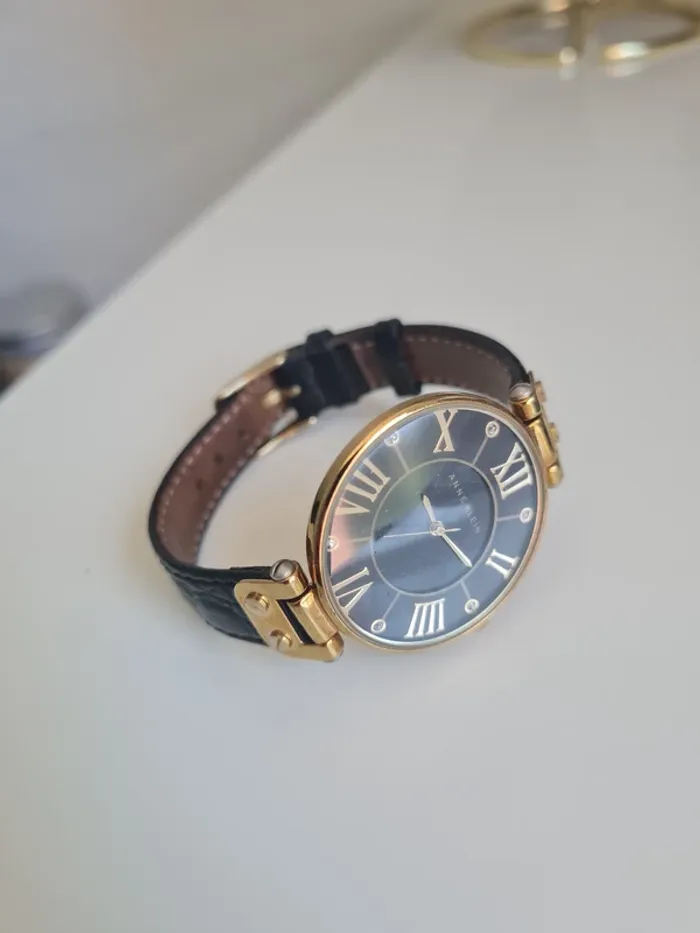 Montre Femme Anne Klein à Accent De Diamant 1396BMBK
