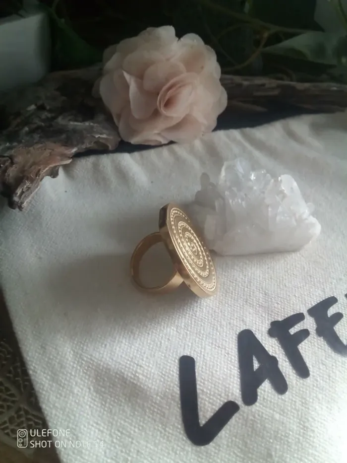 Bague spirale de la vie en acier inoxydable - photo numéro 3