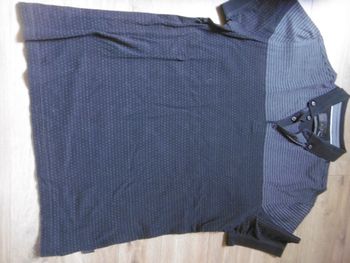 izac top polo col boutonné T M 