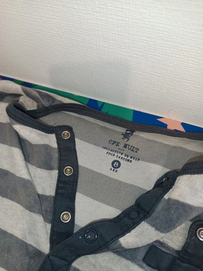 Pyjamas 2 pièces 8 ans cfk nuit - photo numéro 2