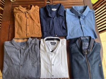 Lot de 5 chemises et 1 veste Armand Thierry  (T4XL)
