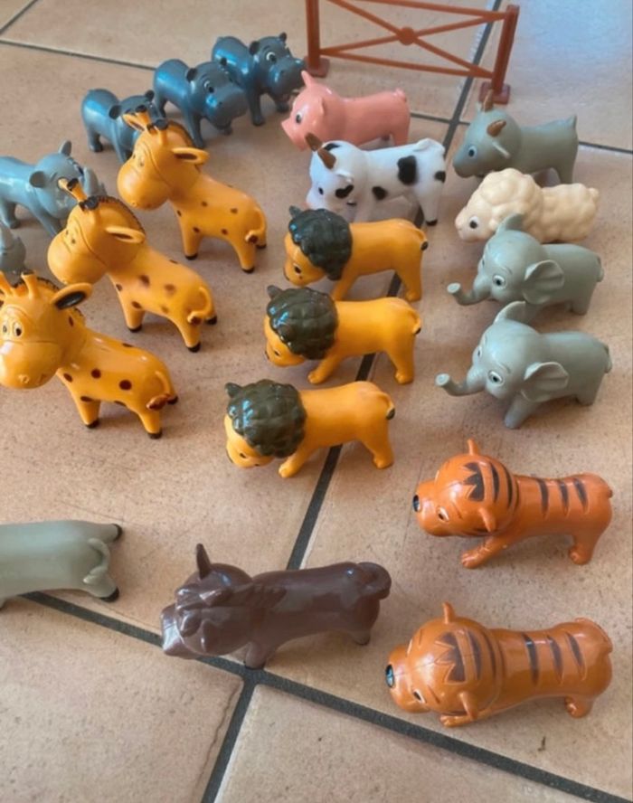 Lot animaux savane et ferme - photo numéro 3