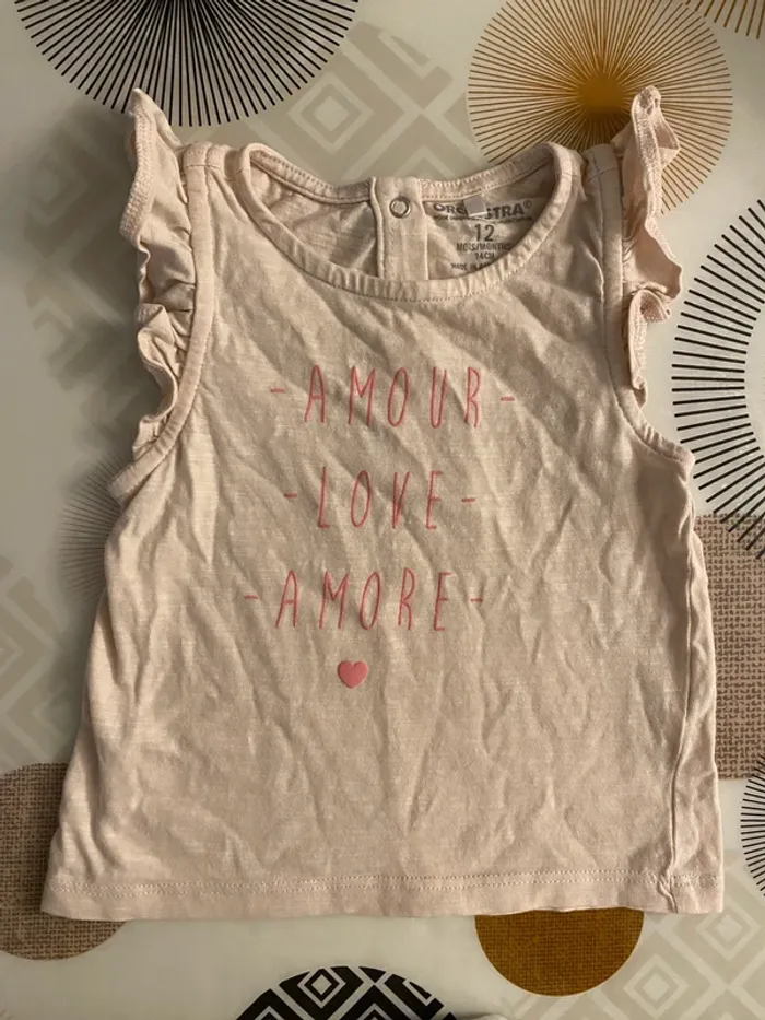 t-shirt orchestra 12 mois fille