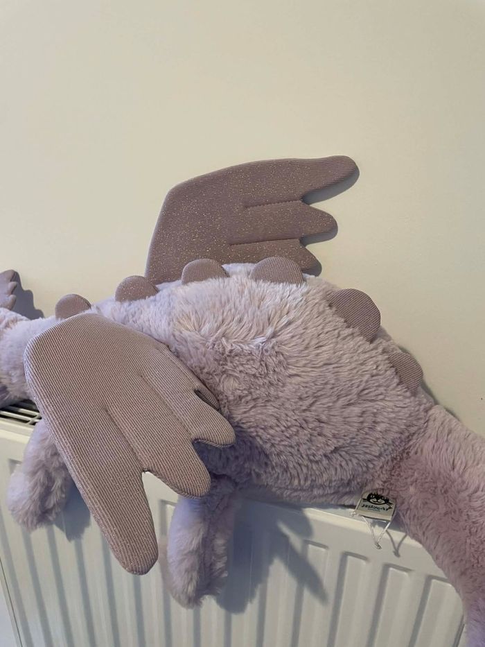 Peluche Jellycat Hugue Violet dragon - photo numéro 6