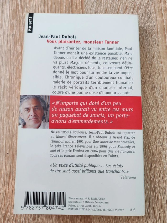 Jean-Paul Dubois 🟣 Vous plaisantez, monsieur Tanner - photo numéro 2