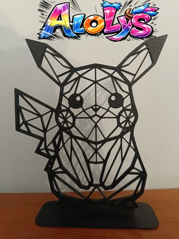 Décoration Pikachu géométrique