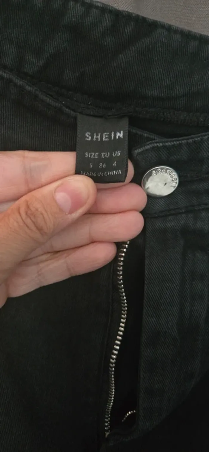 Jeans noir taille S - photo numéro 2