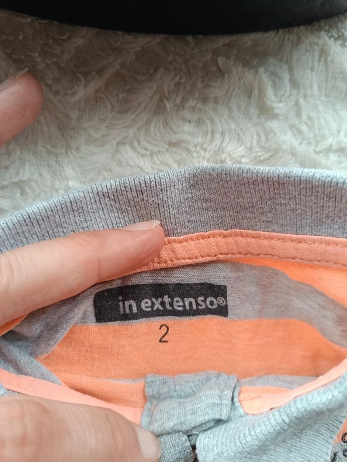 Polo tee shirt manches courtes rayé Garçon 2 ans New York In Extenso - photo numéro 5