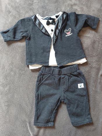 Ensemble costume Mickey 3 mois