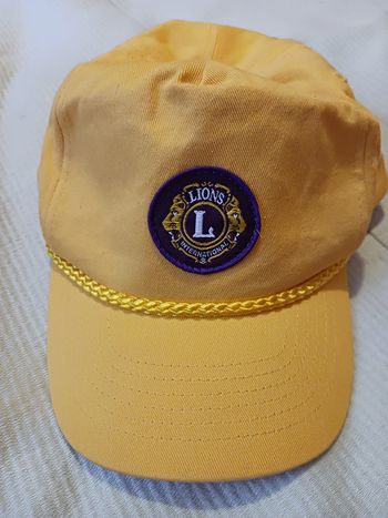 Casquette jaune Lions club Stylmaster