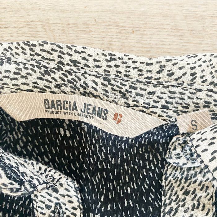 Garcia Jeans Robe estivale Noir/Blanc Femme Exclusive Summer Collection Vintage (Taille S) - photo numéro 8