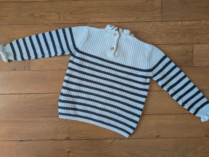 Pull fille 4 ans sergent major idéal mi-saison printemps - photo numéro 4
