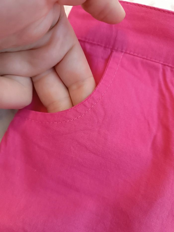 🔸Short Fushia Fleurie Brodé - 24 mois🔸 - photo numéro 3