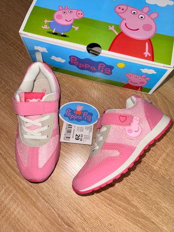 Basket peppa pig à paillettes