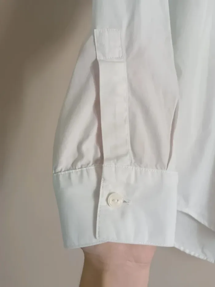 Chemise blanche col mao Uniqlo - photo numéro 5