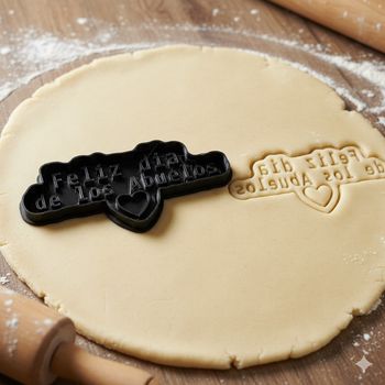 Emporte-pièce Feliz Día de los Abuelos pour biscuits et pâtisserie